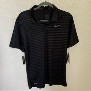 Nike Dri-Fit Striped Polo Shirt NWT